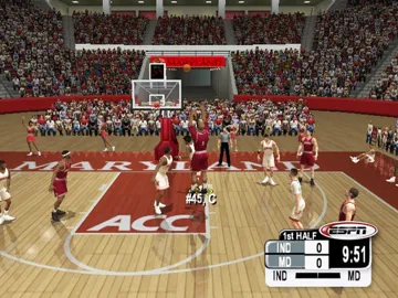 NCAA College Basketball 2K3 (USA) screen shot game playing